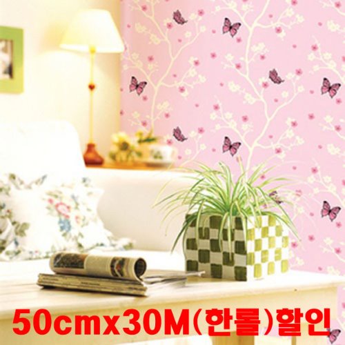EFPS-14 벚꽃과나비핑크(친환경)50cmx30M(한롤)