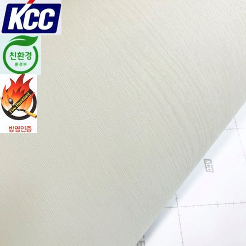 KCC무늬목단색인테리어필름(PP-603방염)아이보리122X100