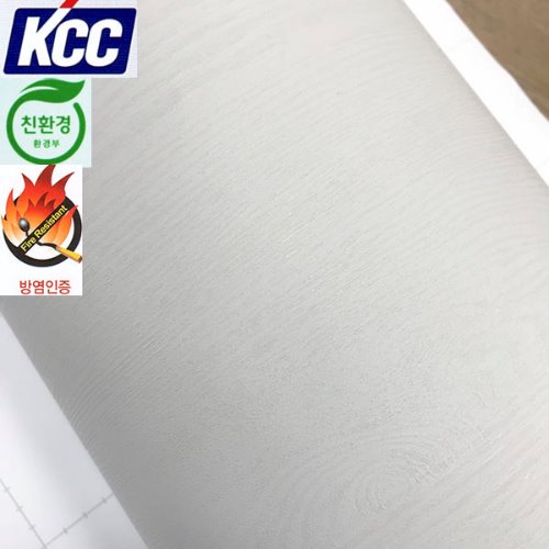KCC무늬목인테리어필름(PP-608방염)라이트그레이 122X100