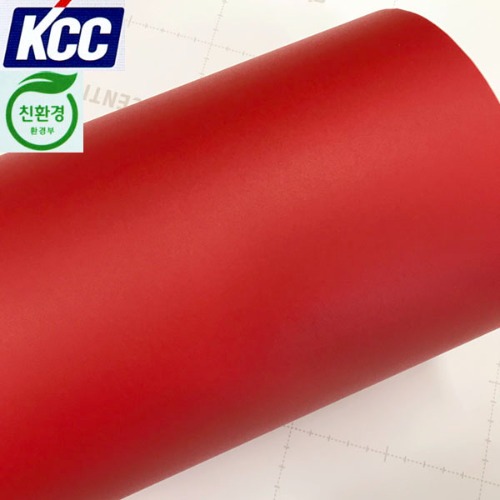 KCC단색인테리어필름(KS-454)빨강122X100