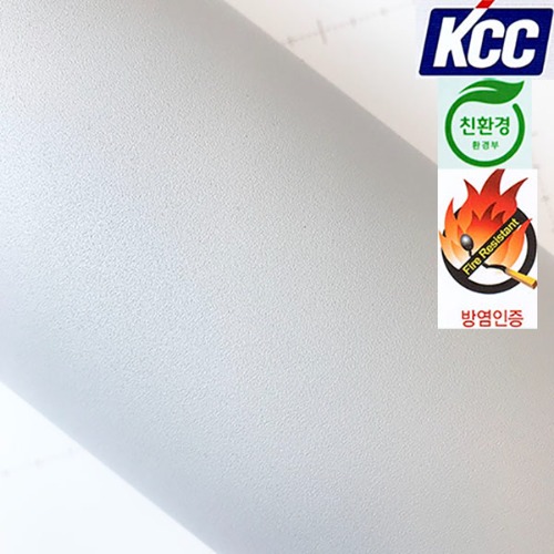 KCC단색인테리어필름(KS-411방염)라이트그레이122X100