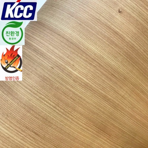 KCC무늬목인테리어필름(KW-015방염)오크 122X100