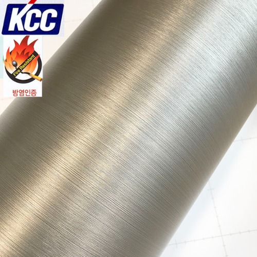 KCC 메탈인테리어필름(PM-977방염)그린골드122X100