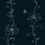고광택 HGH-02줄기꽃(블랙)50cmx50cm