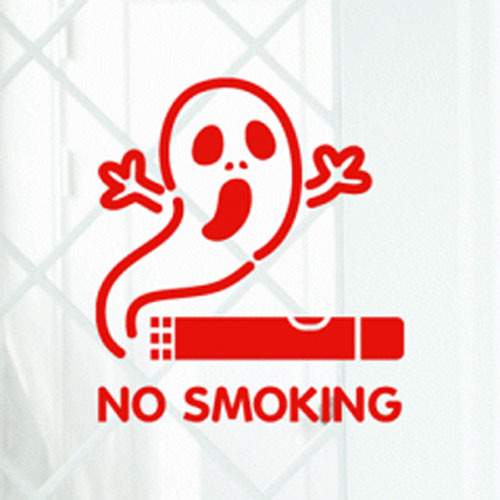 라이프스티커)No Smoking(화이트,레드)