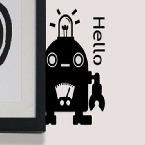 포인트스티커)T-HelloRobot(전구로봇)